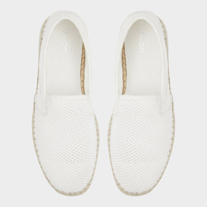 Johnney White Men's Espadrilles - Espadrille Aldo White