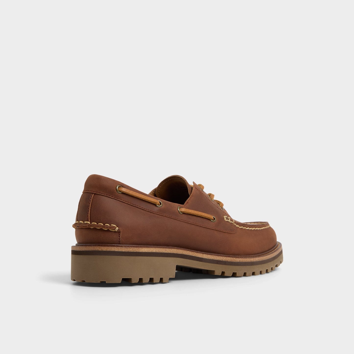 Cedric in Brown Overflow - Boat shoe Aldo Brown overflow