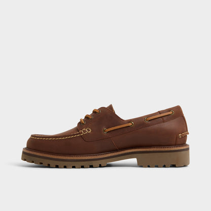 Cedric in Brown Overflow - Boat shoe Aldo Brown overflow