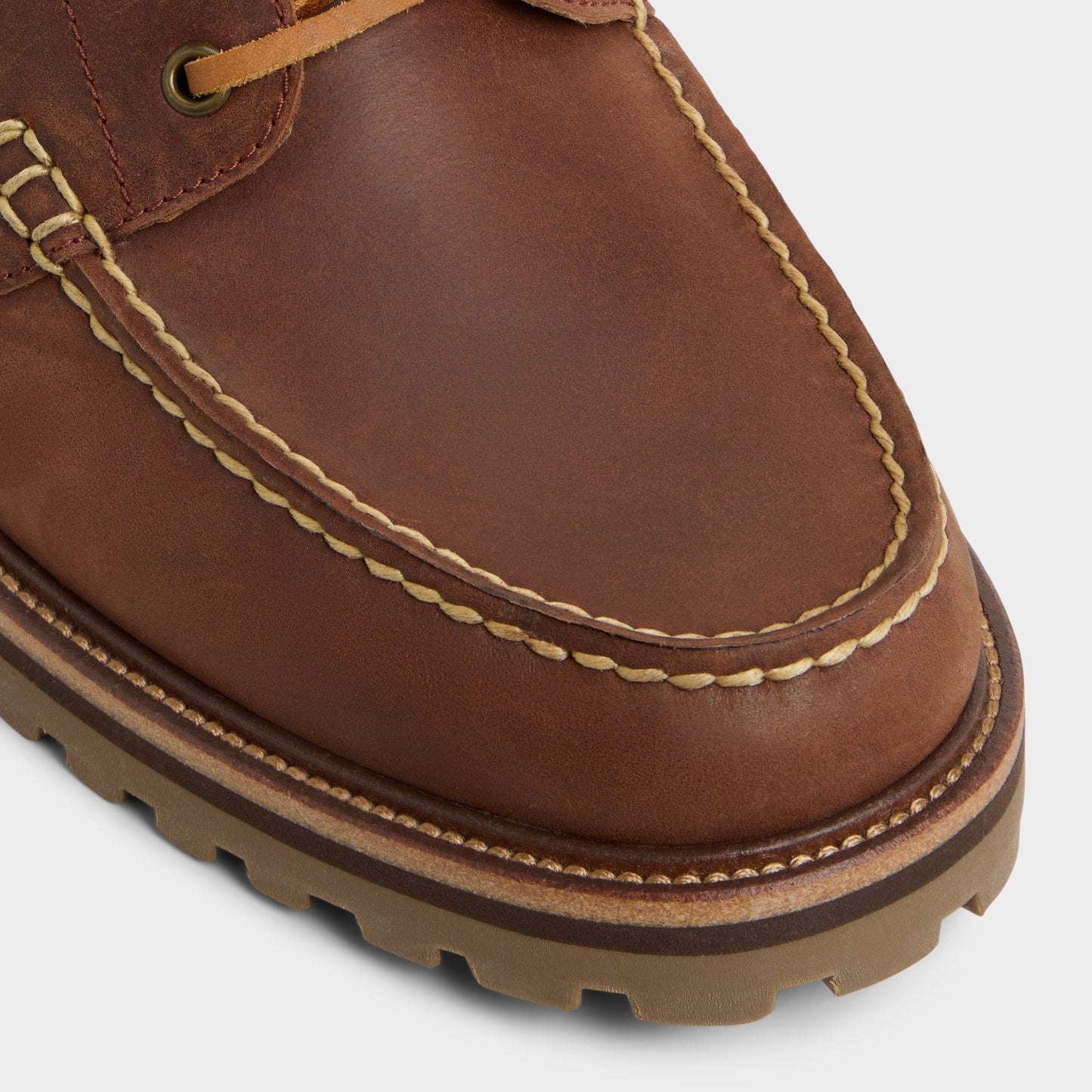 Cedric in Brown Overflow - Boat shoe Aldo Brown overflow