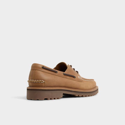 Cedric in Cognac - Boat shoe Aldo Cognac