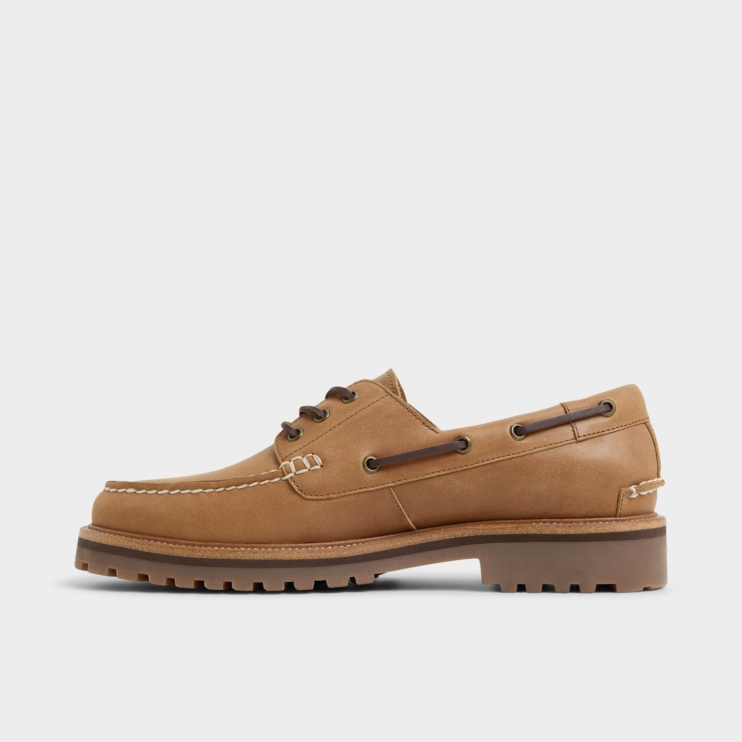 Cedric in Cognac - Boat shoe Aldo Cognac
