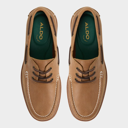 Cedric in Cognac - Boat shoe Aldo Cognac