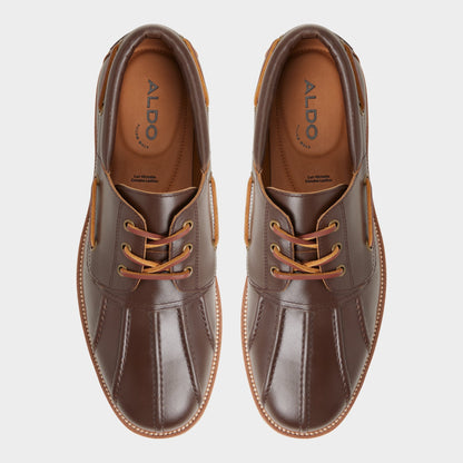 Finn in Medium Brown - Boat shoe, Lug sole Aldo Medium Brown