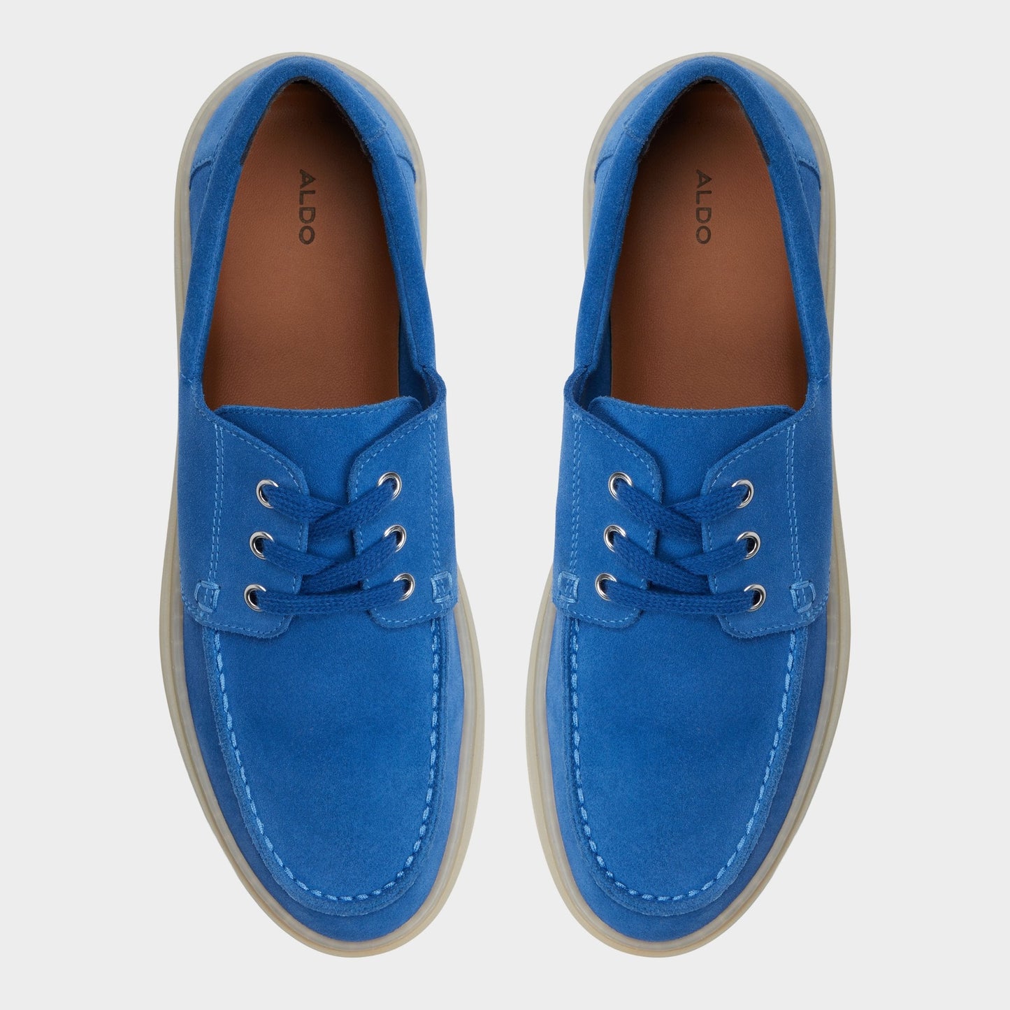 Stazo Medium Blue Men's Casual Shoes - Boat shoe Aldo Medium Blue