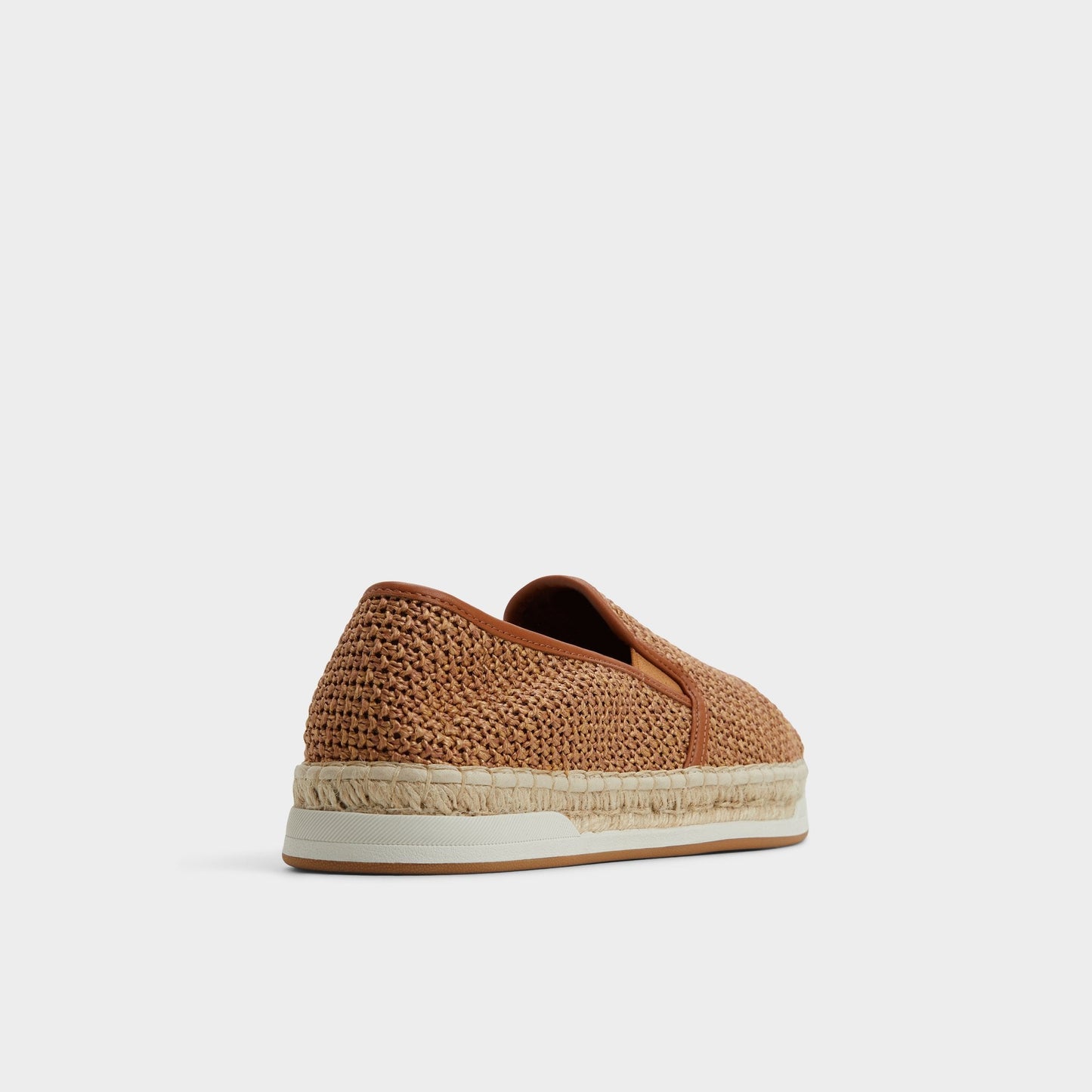 Johnney Cognac Textile Raffia Men's Espadrilles - Espadrille Aldo Cognac