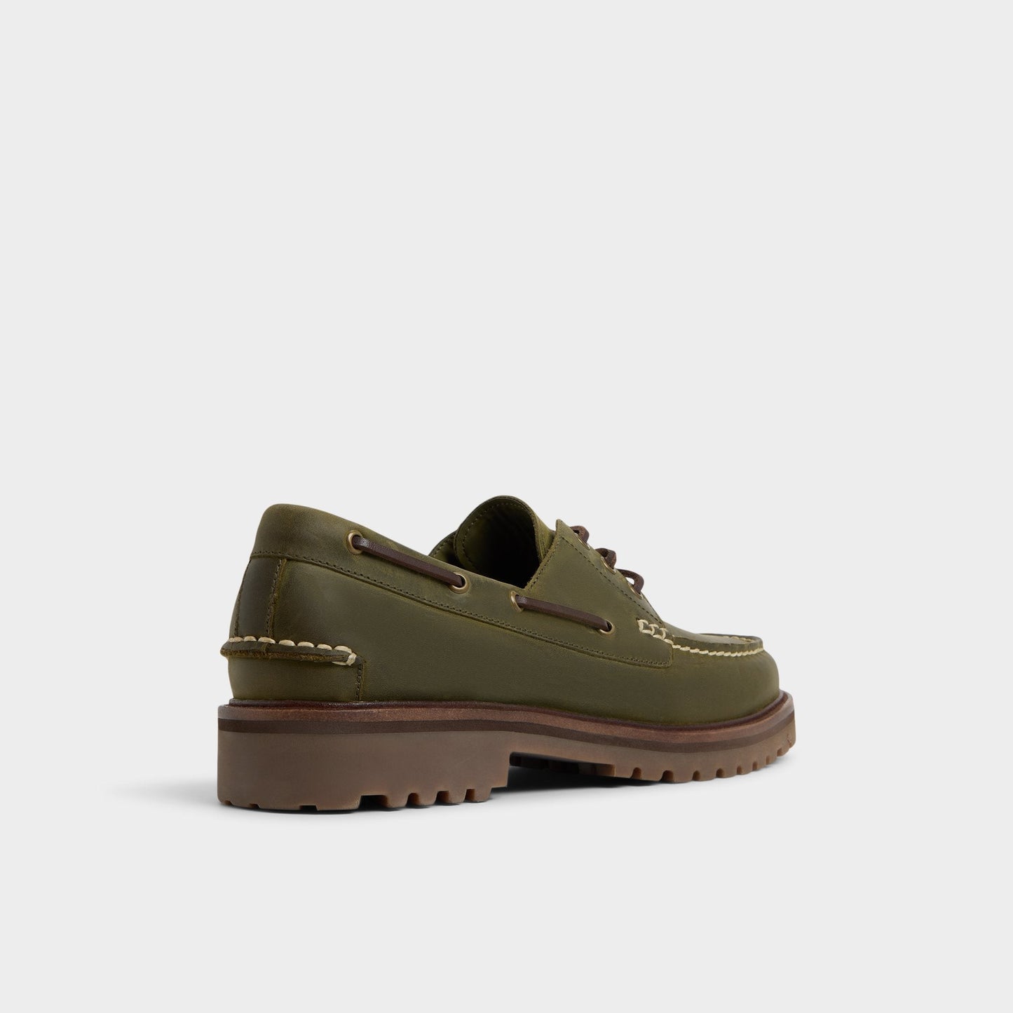 Cedric in Khaki - Boat shoe Aldo Khaki