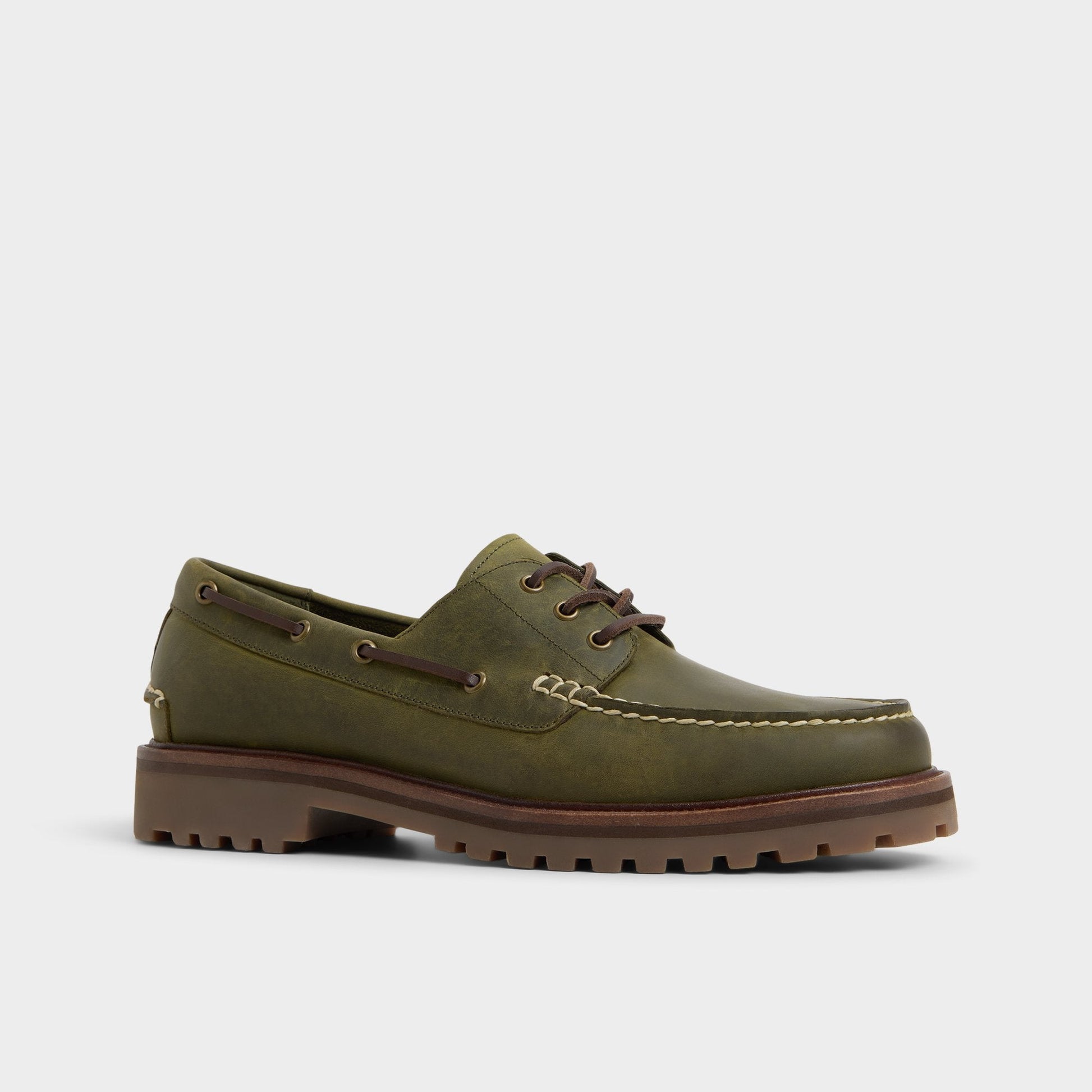 Cedric in Khaki - Boat shoe Aldo Khaki
