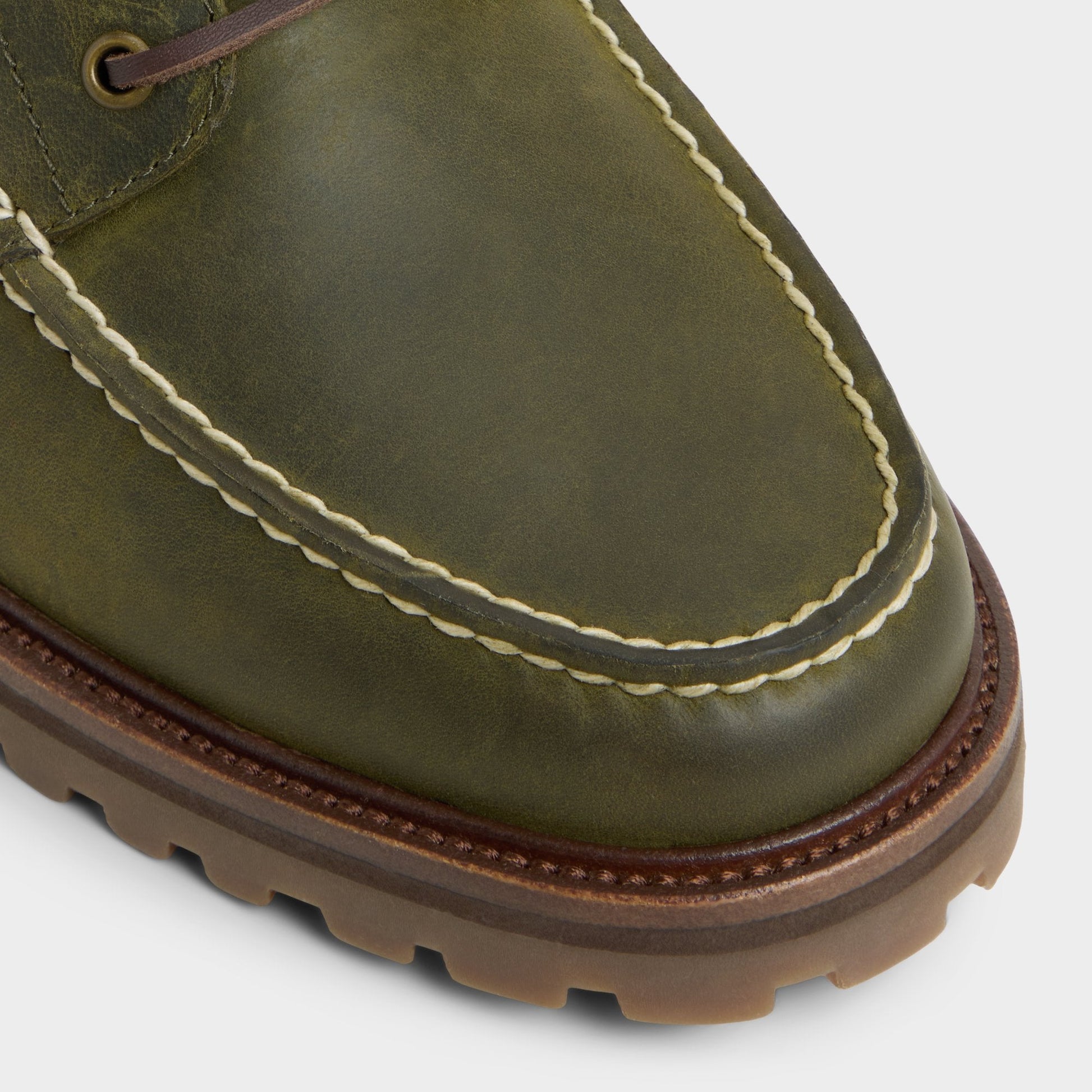 Cedric in Khaki - Boat shoe Aldo Khaki