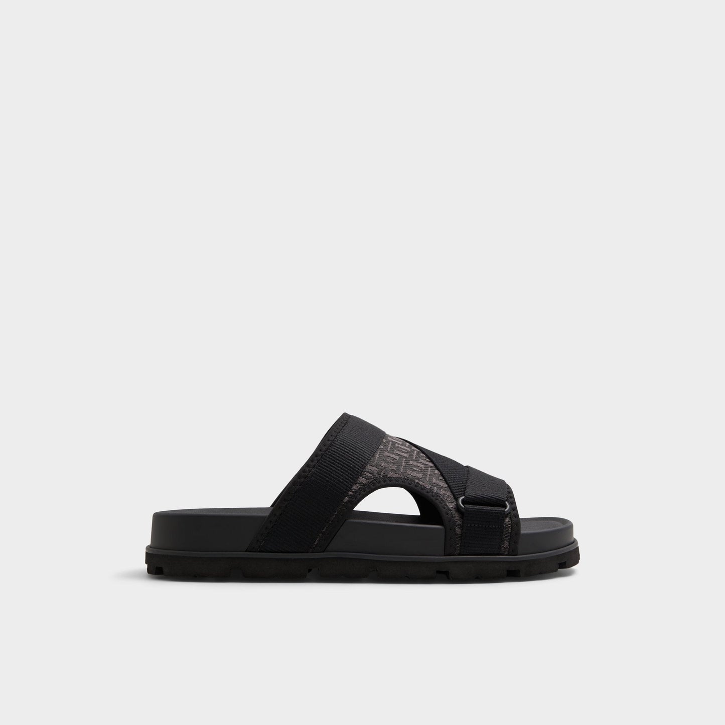 Deniels Open Black Men's Slides - Slide sandal Aldo Open black