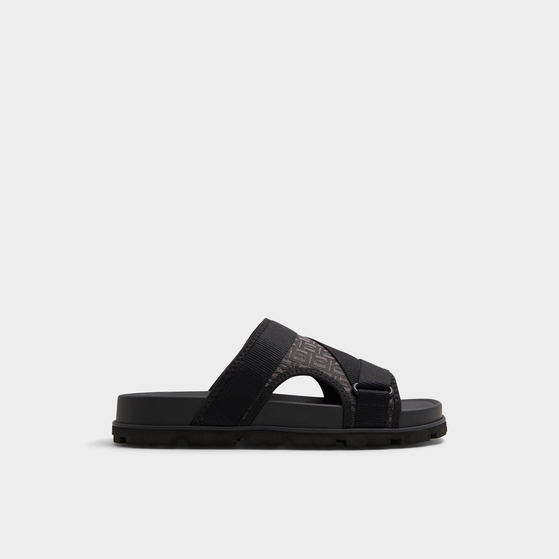 Deniels Open Black Men's Slides - Slide sandal Aldo Open black
