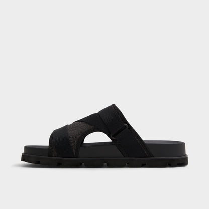 Deniels Open Black Men's Slides - Slide sandal Aldo Open black