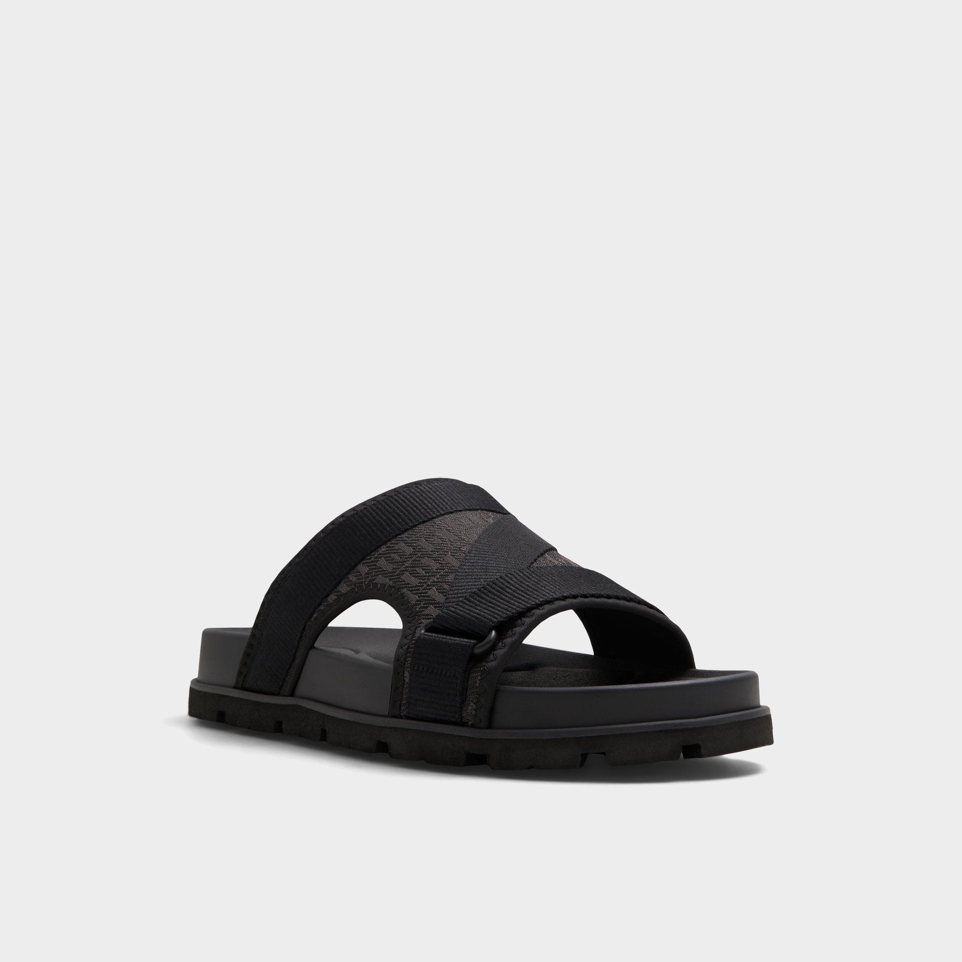 Deniels Open Black Men's Slides - Slide sandal Aldo Open black