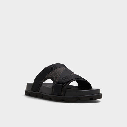 Deniels Open Black Men's Slides - Slide sandal Aldo Open black