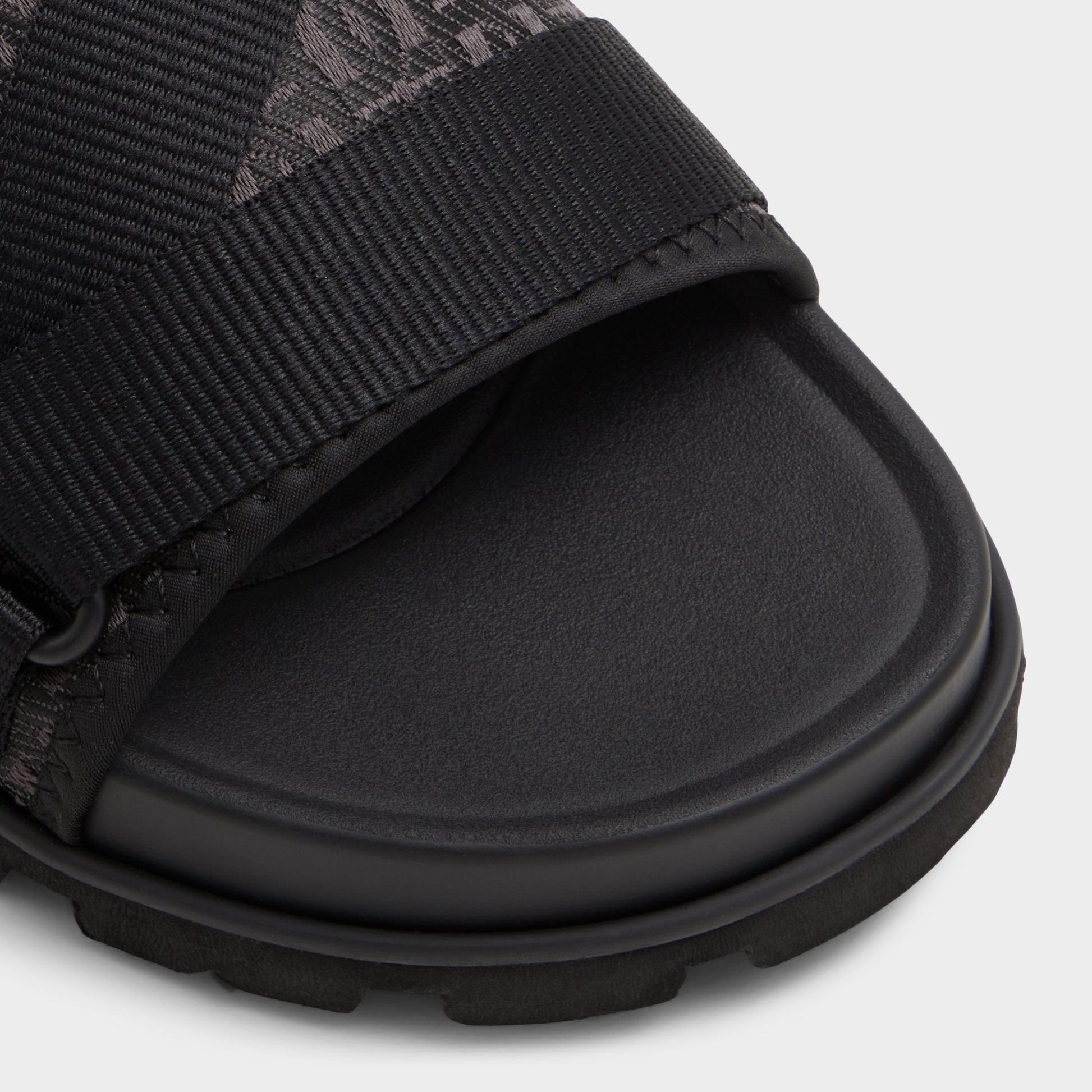 Deniels Open Black Men's Slides - Slide sandal Aldo Open black