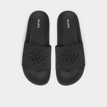 Kedau Black Men's Slides - Slide sandal Aldo Black