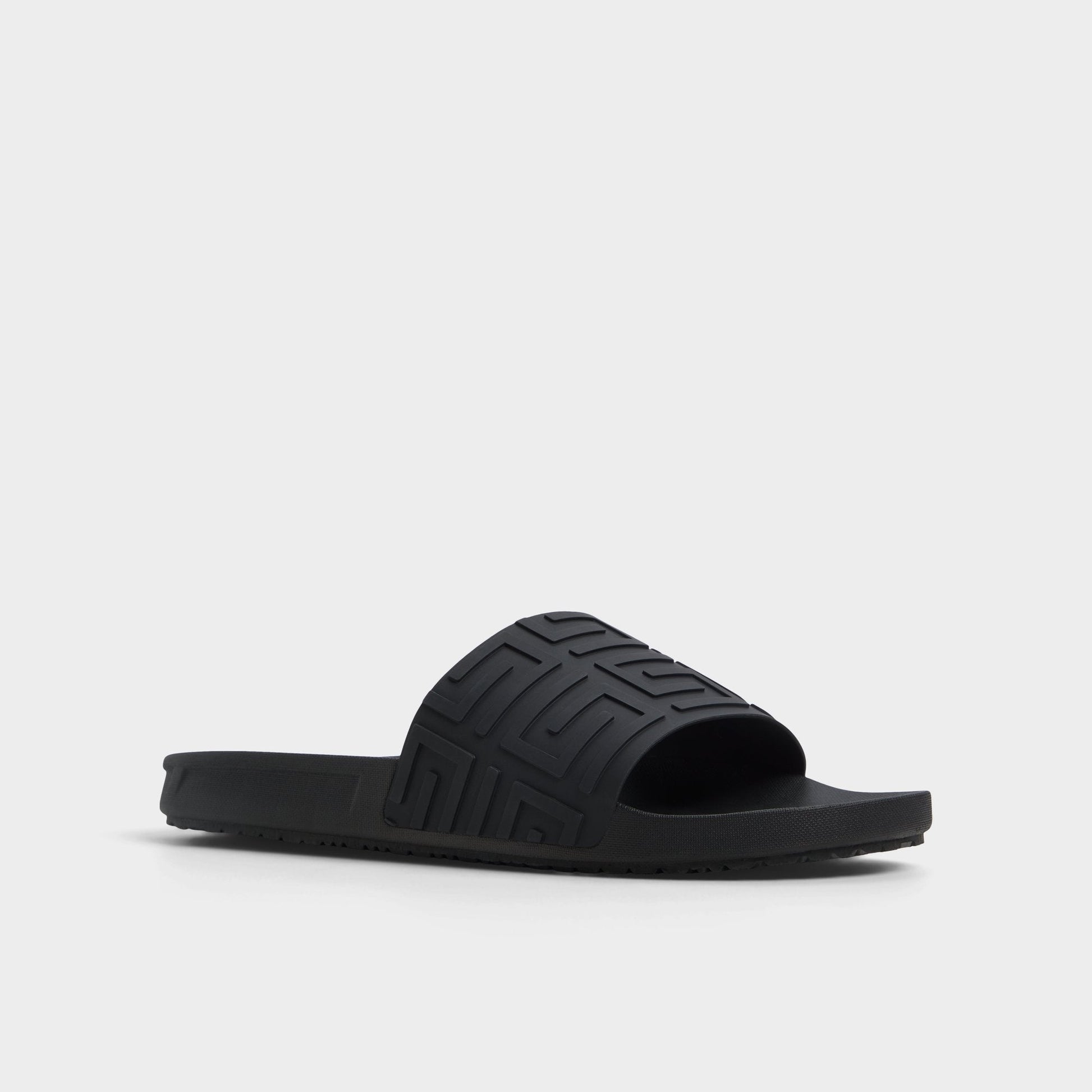 Atrani Black Men's Slides - Slide sandal Aldo Black