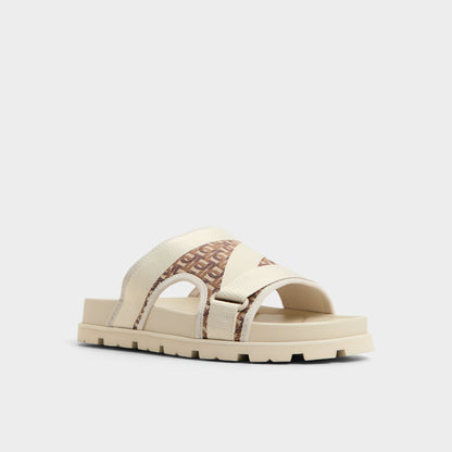 Deniels Medium Beige Men's Slides - Slide sandal Aldo Medium beige