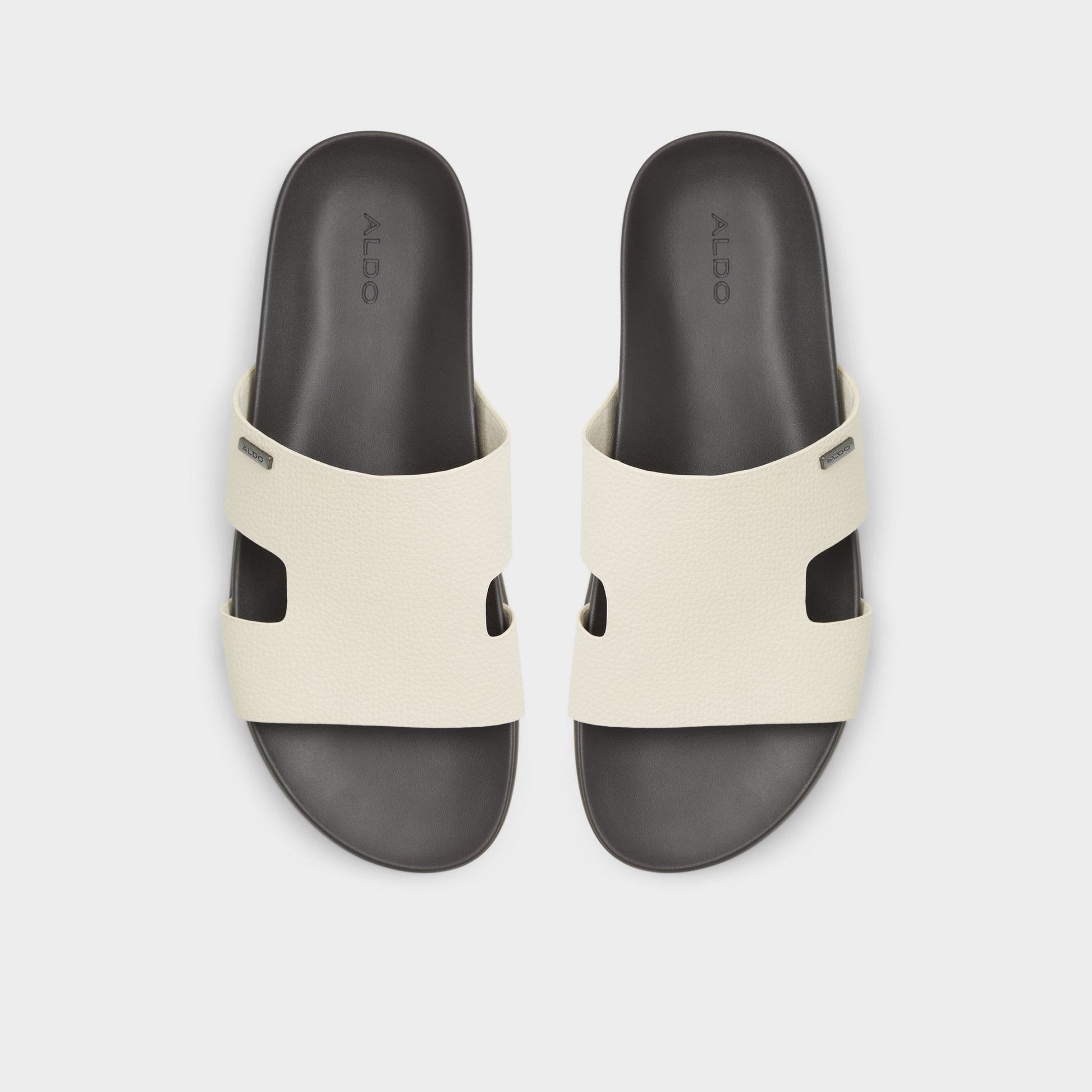 Mondi Light Grey Men's Slides - Slide sandal Aldo Light grey