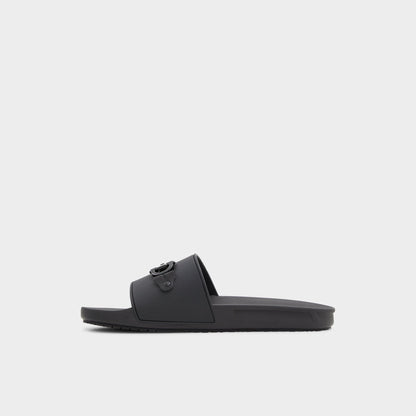 Loungeslide Black Men's Slides - Slide sandal Aldo Black