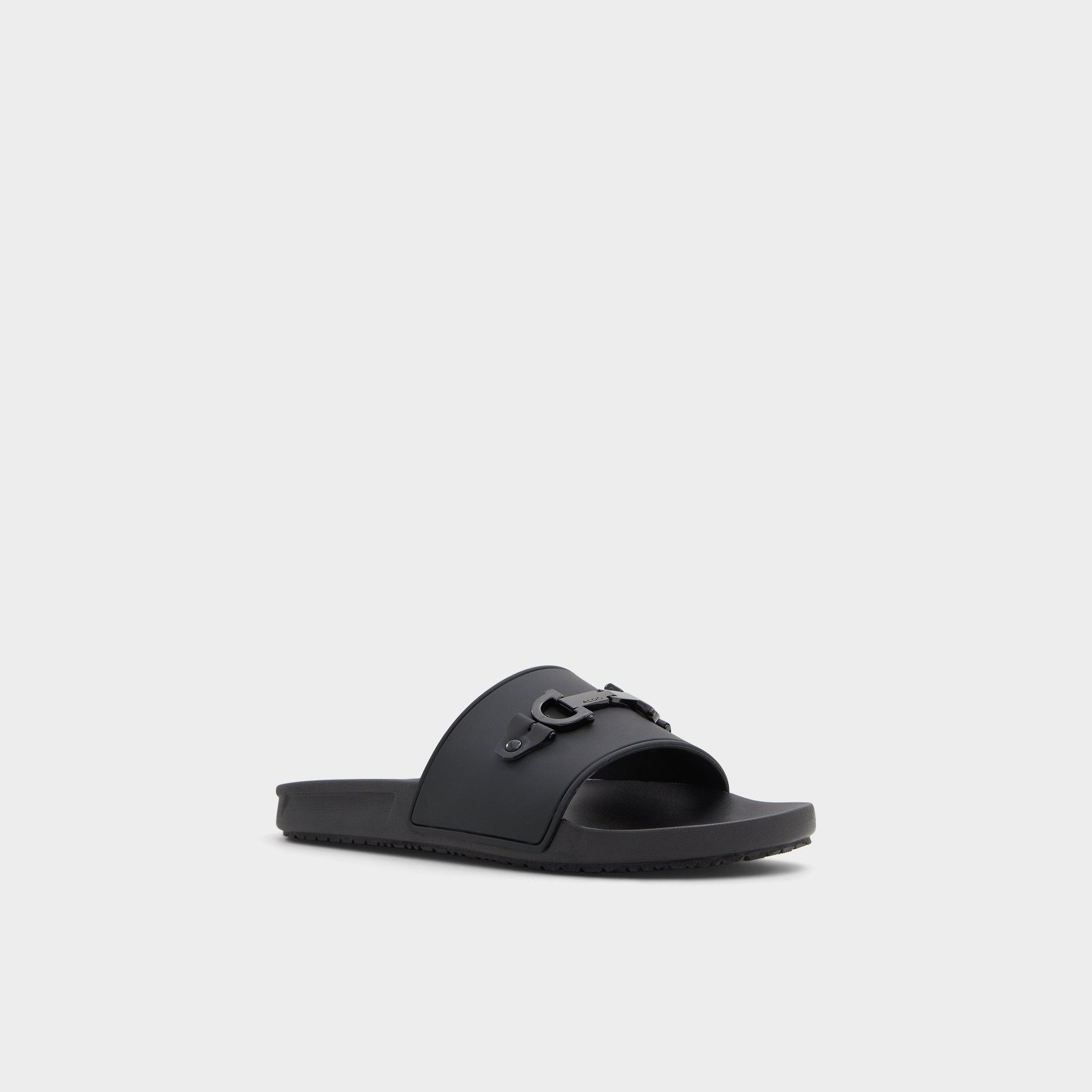Loungeslide Black Men's Slides - Slide sandal Aldo Black