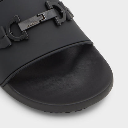 Loungeslide Black Men's Slides - Slide sandal Aldo Black