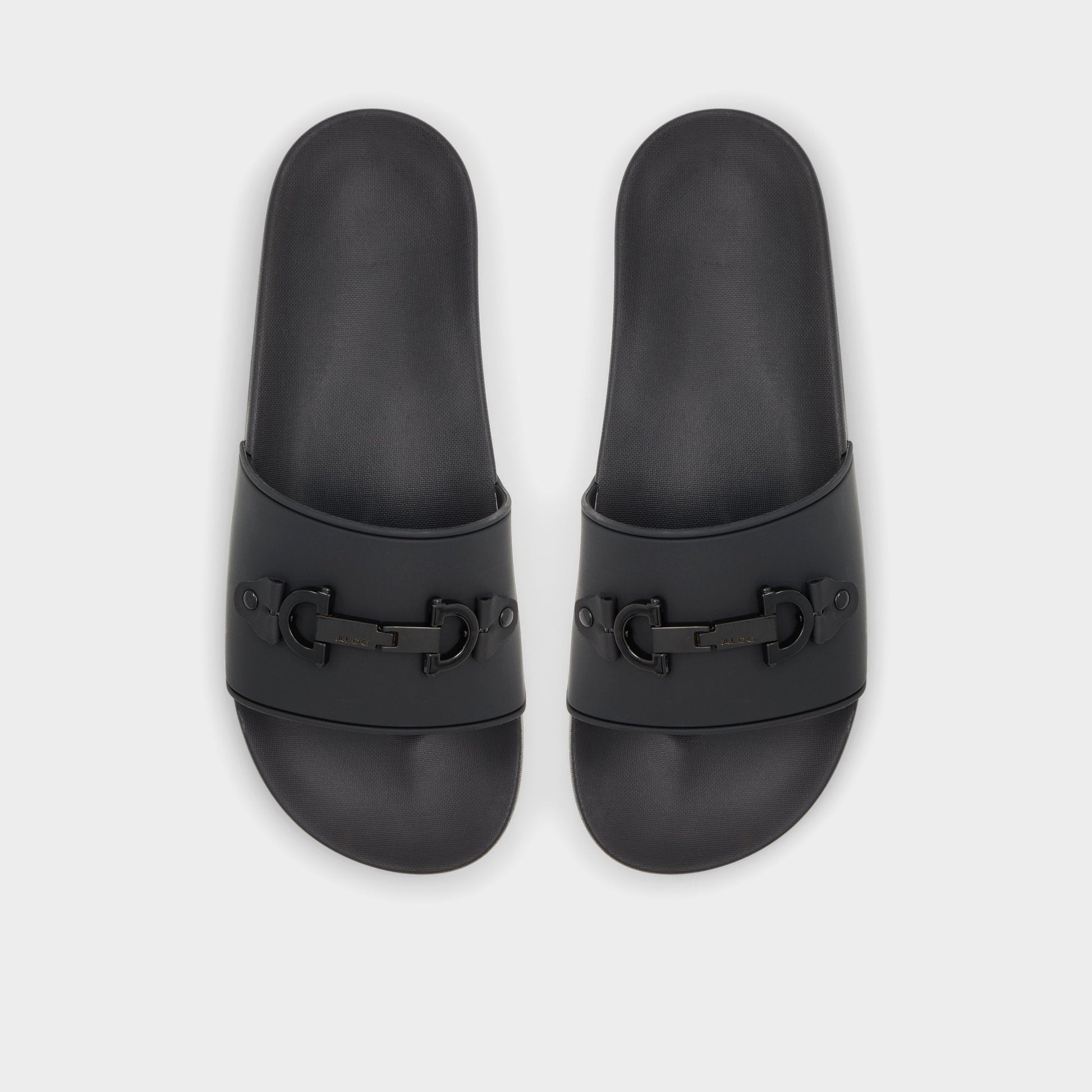 Loungeslide Black Men's Slides - Slide sandal Aldo Black