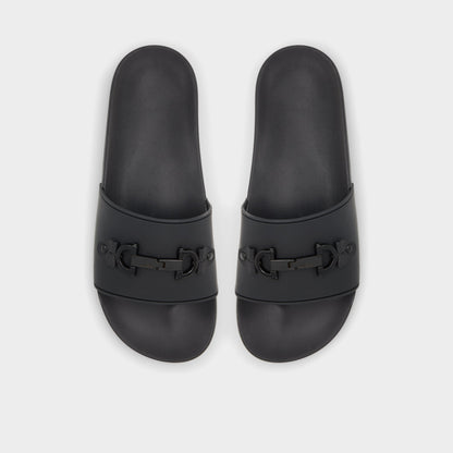 Loungeslide Black Men's Slides - Slide sandal Aldo Black