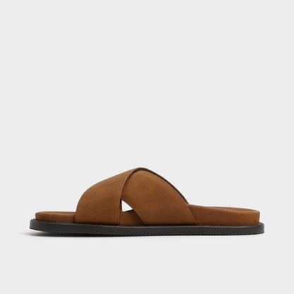 Marrin Cognac Men's Slides - Slide sandal Aldo Cognac