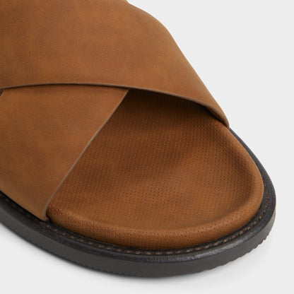 Marrin Cognac Men's Slides - Slide sandal Aldo Cognac