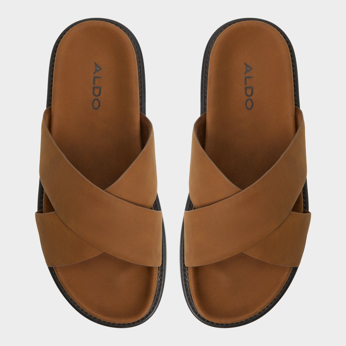 Marrin Cognac Men's Slides - Slide sandal Aldo Cognac