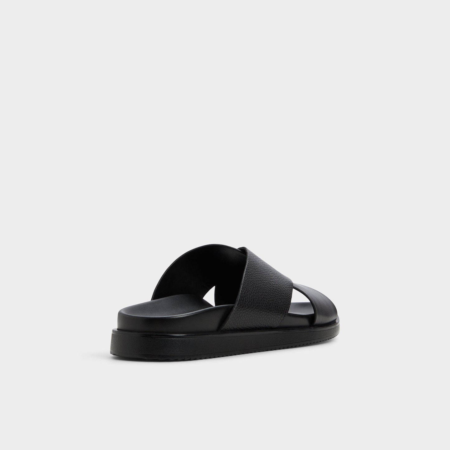 Darley Black Men's Sandals & Slides - Strappy flat sandal Aldo Black