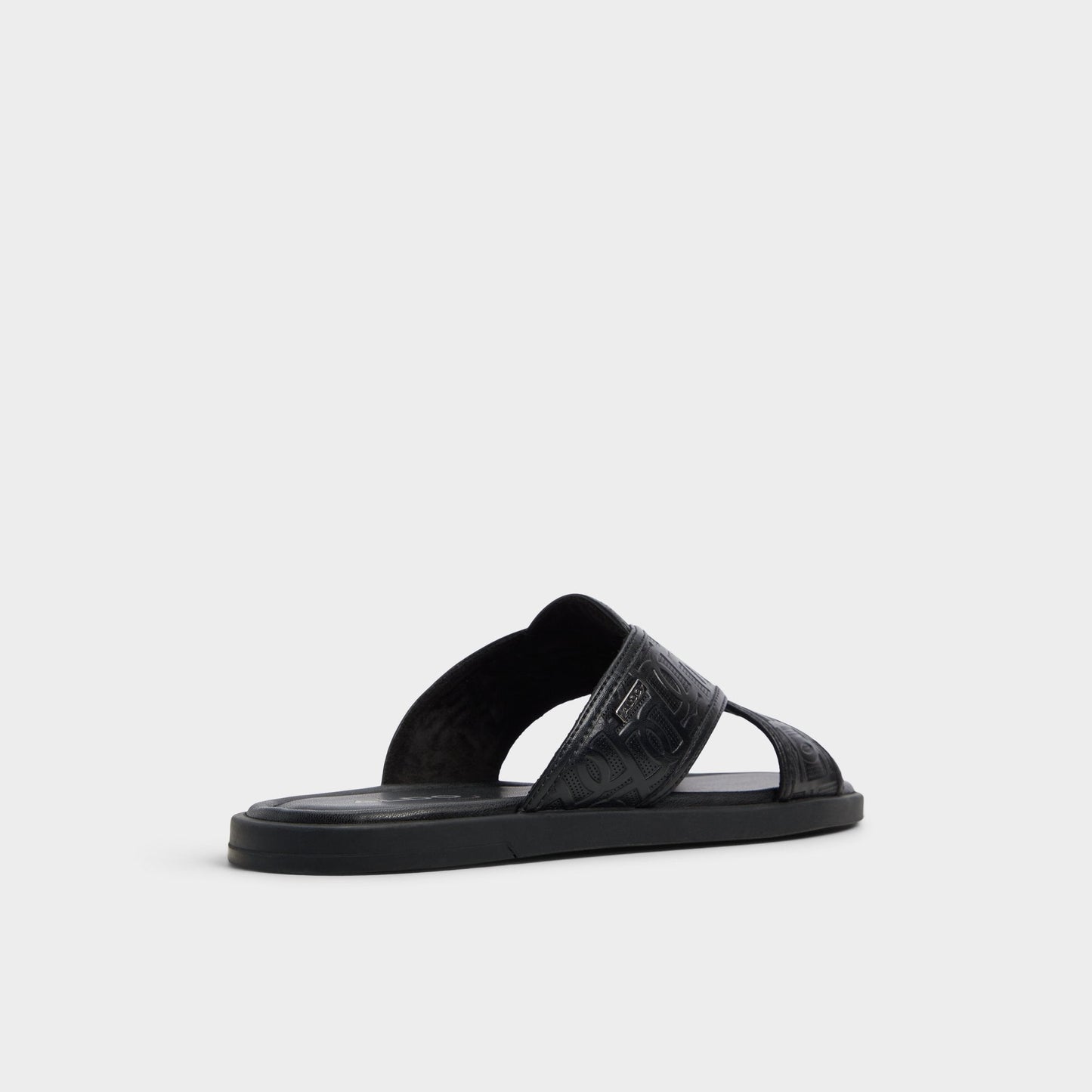 Olino Open Black Men's Slides - Slide sandal Aldo Open black