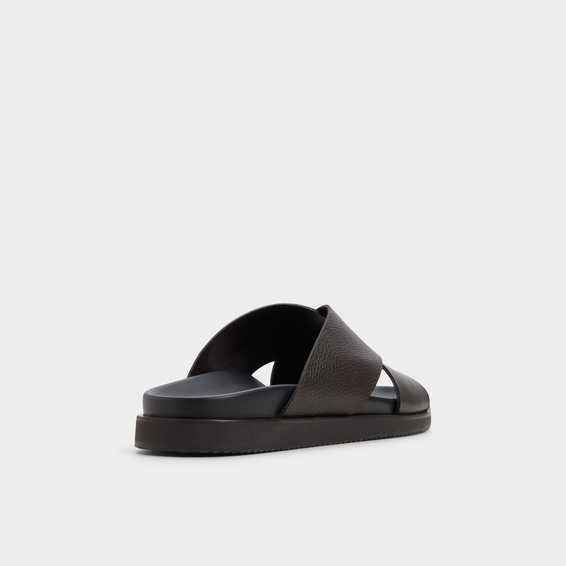 Darley Dark Brown Men's Sandals & Slides - Strappy flat sandal Aldo Dark brown