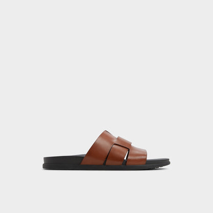 Padien Cognac Men's Sandals & Slides - Slide sandal Aldo Cognac