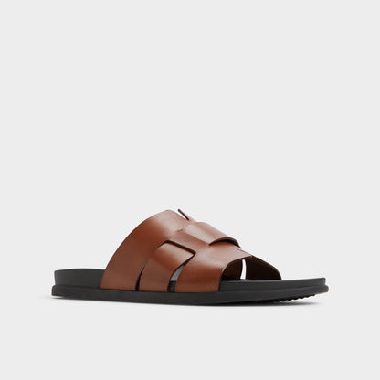 Padien Cognac Men's Sandals & Slides - Slide sandal Aldo Cognac