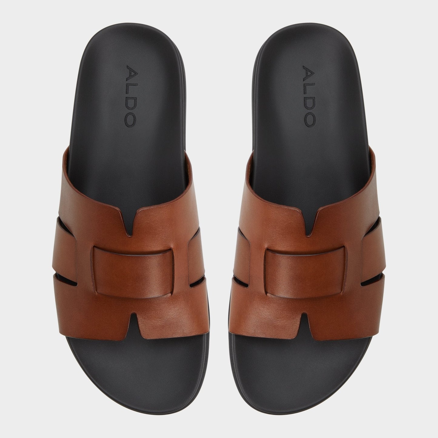 Padien Cognac Men's Sandals & Slides - Slide sandal Aldo Cognac