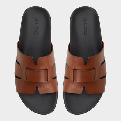 Padien Cognac Men's Sandals & Slides - Slide sandal Aldo Cognac