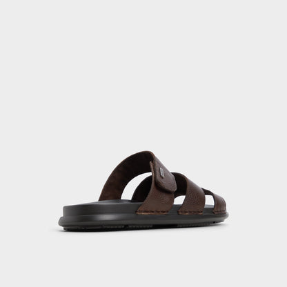 Windham Dark Brown Men's Sandals & Slides - Slide sandal Aldo Dark Brown