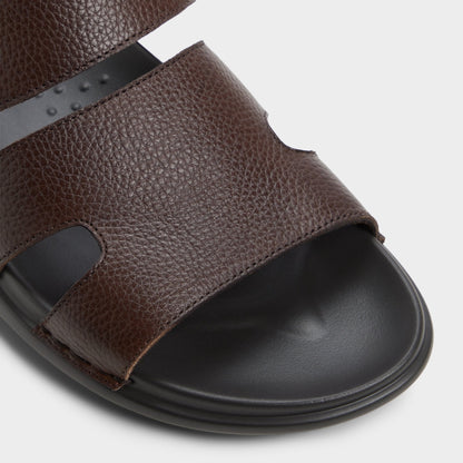 Windham Dark Brown Men's Sandals & Slides - Slide sandal Aldo Dark Brown