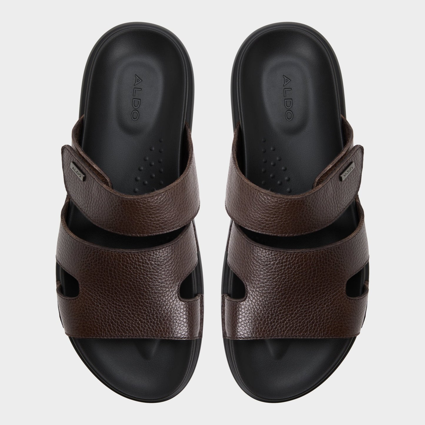 Windham Dark Brown Men's Sandals & Slides - Slide sandal Aldo Dark Brown