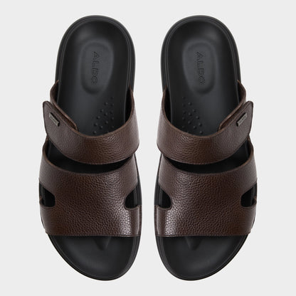 Windham Dark Brown Men's Sandals & Slides - Slide sandal Aldo Dark Brown
