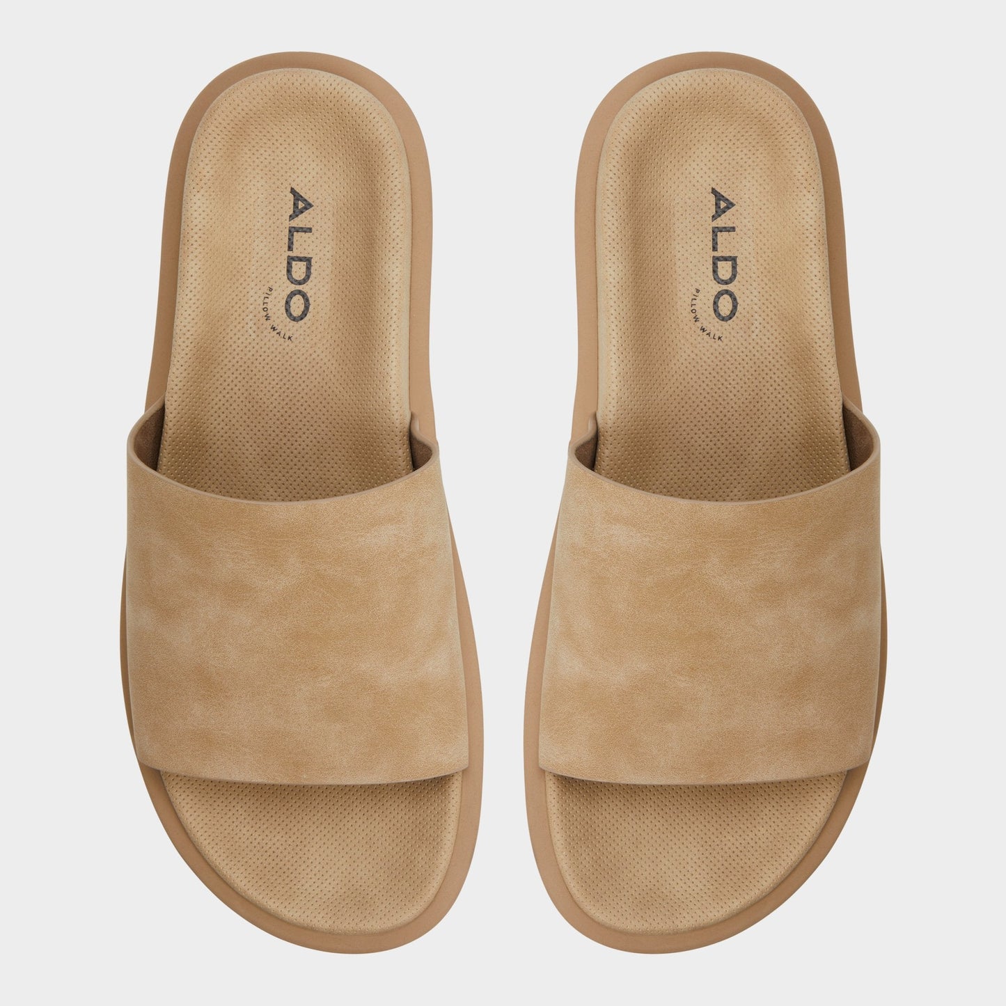 Galesa Light Beige Men's Slides - Slide sandal Aldo Light Beige