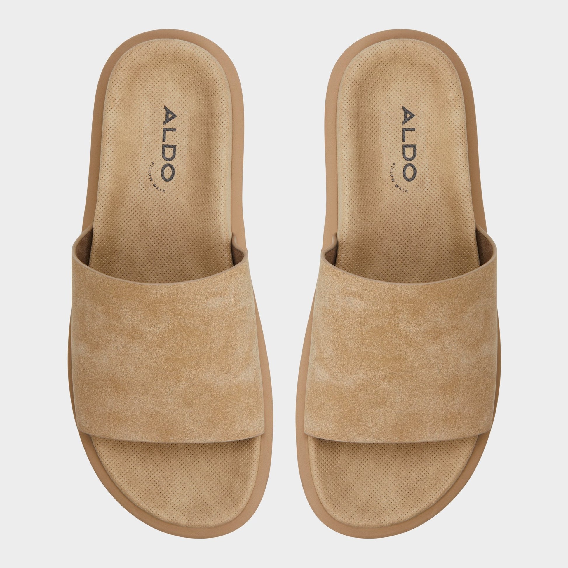 Galesa Light Beige Men's Slides - Slide sandal Aldo Light Beige