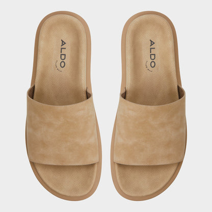 Galesa Light Beige Men's Slides - Slide sandal Aldo Light Beige