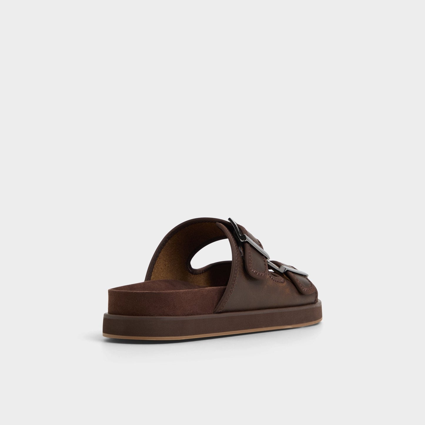 Sunnyside Dark Brown Men's Slides - Slide sandal Aldo Dark Brown