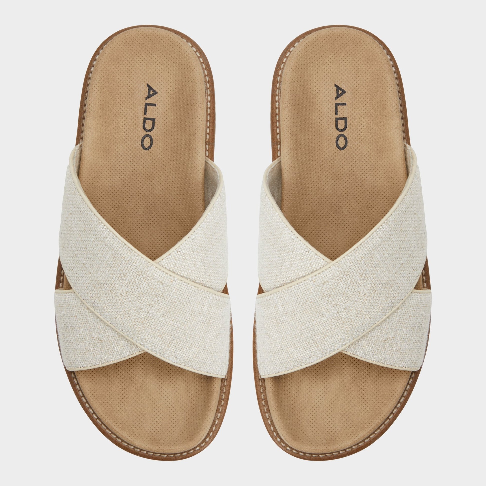 Marrin Open Beige Men's Slides - Slide sandal Aldo Open Beige