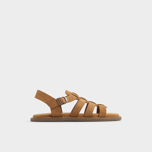 Warley Camel Men's Sandals & Slides - Strappy flat sandal Aldo Camel