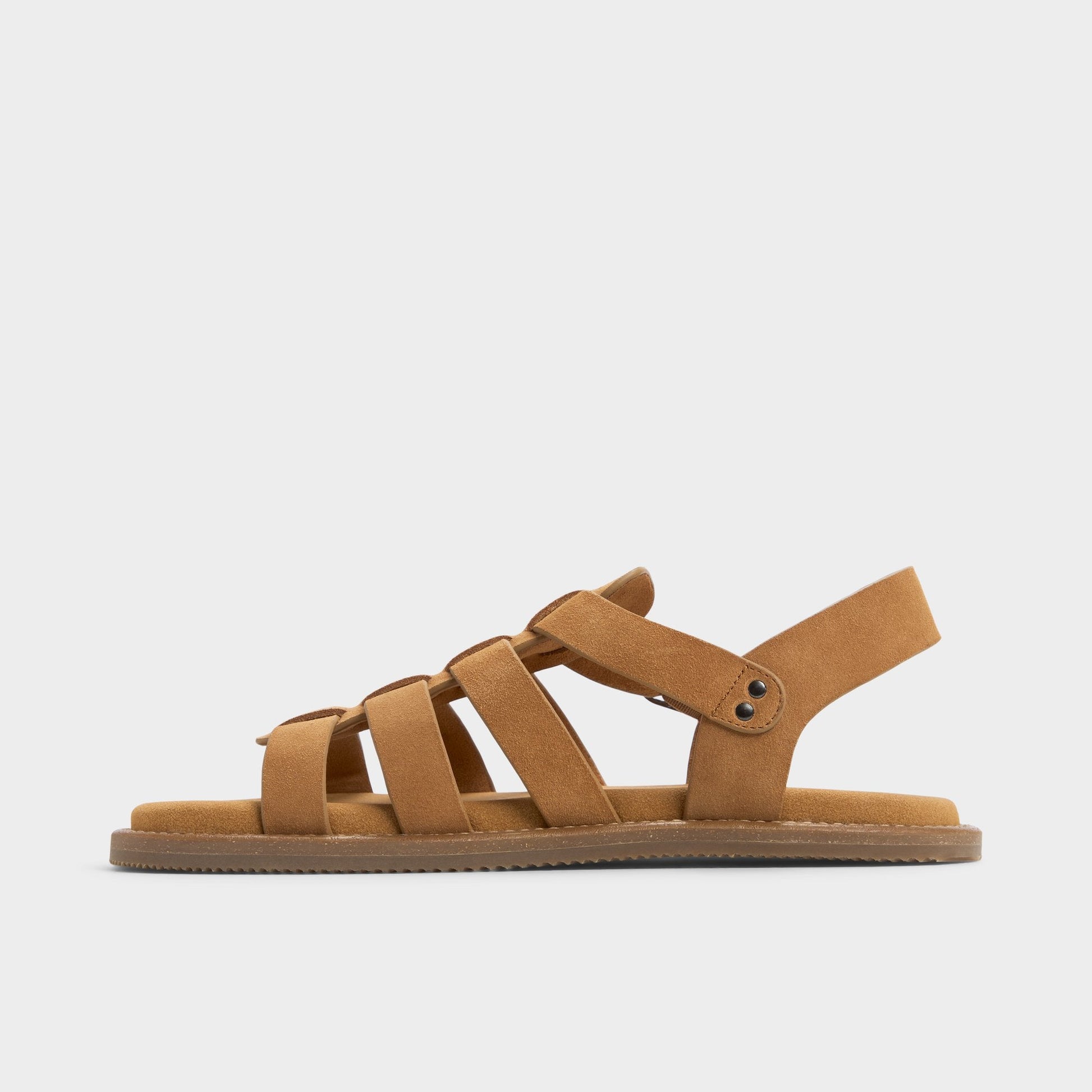 Warley Camel Men's Sandals & Slides - Strappy flat sandal Aldo Camel