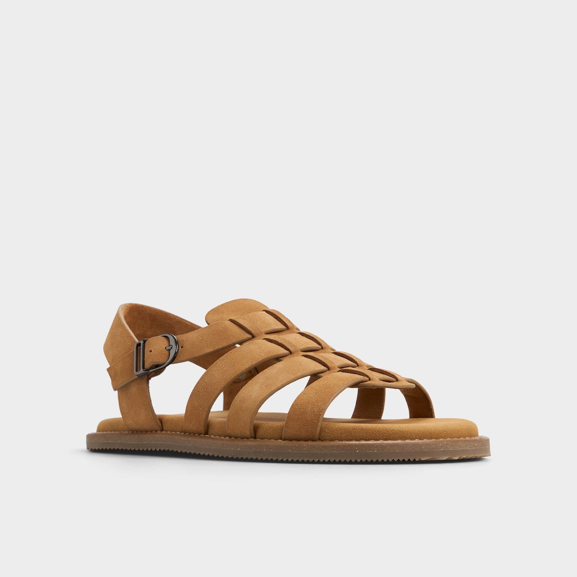 Warley Camel Men's Sandals & Slides - Strappy flat sandal Aldo Camel